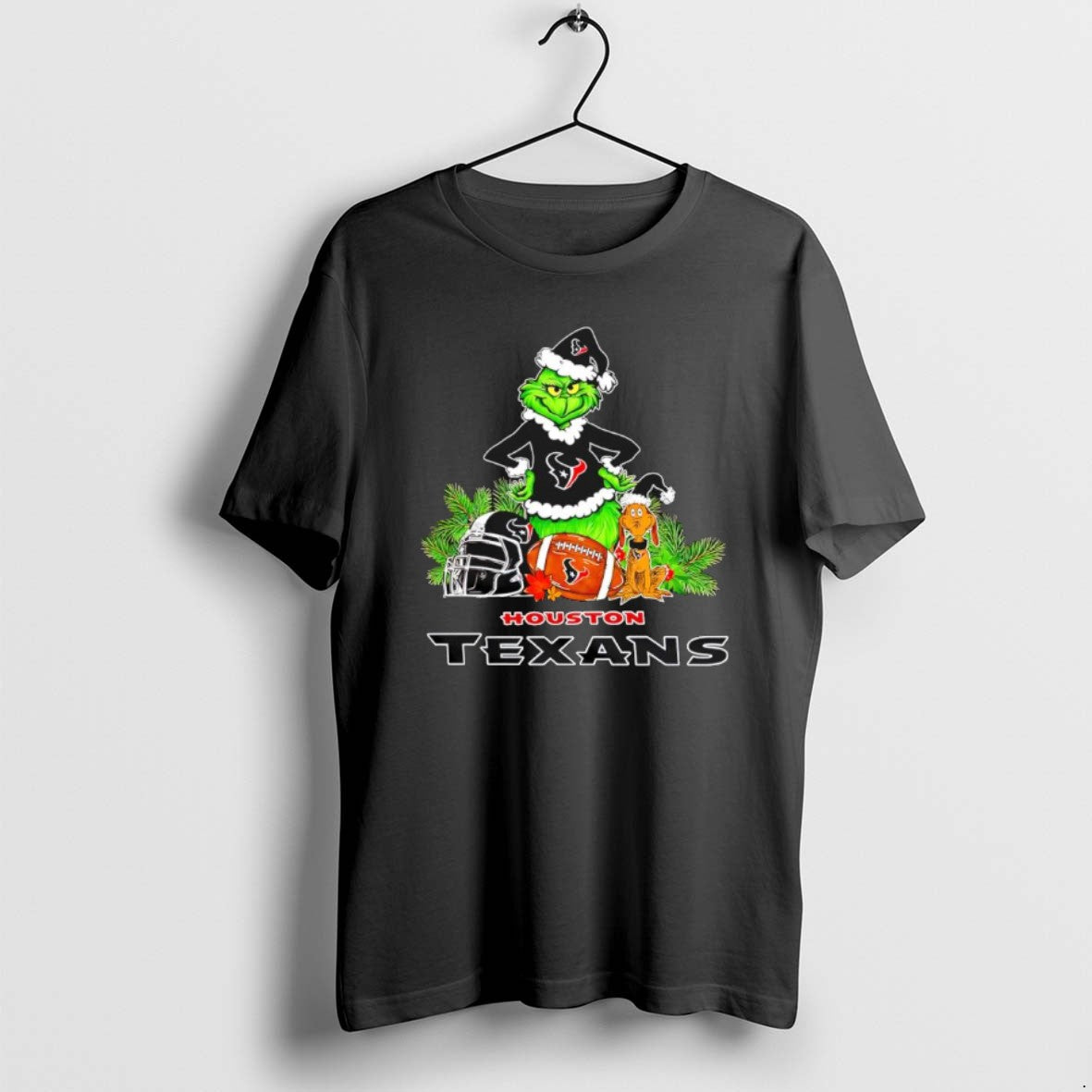Official The Grinch And Max Houston Texans Christmas Helmet Items T-Shirts, Hoodie, Sweatshirt | PrintMintTees.com