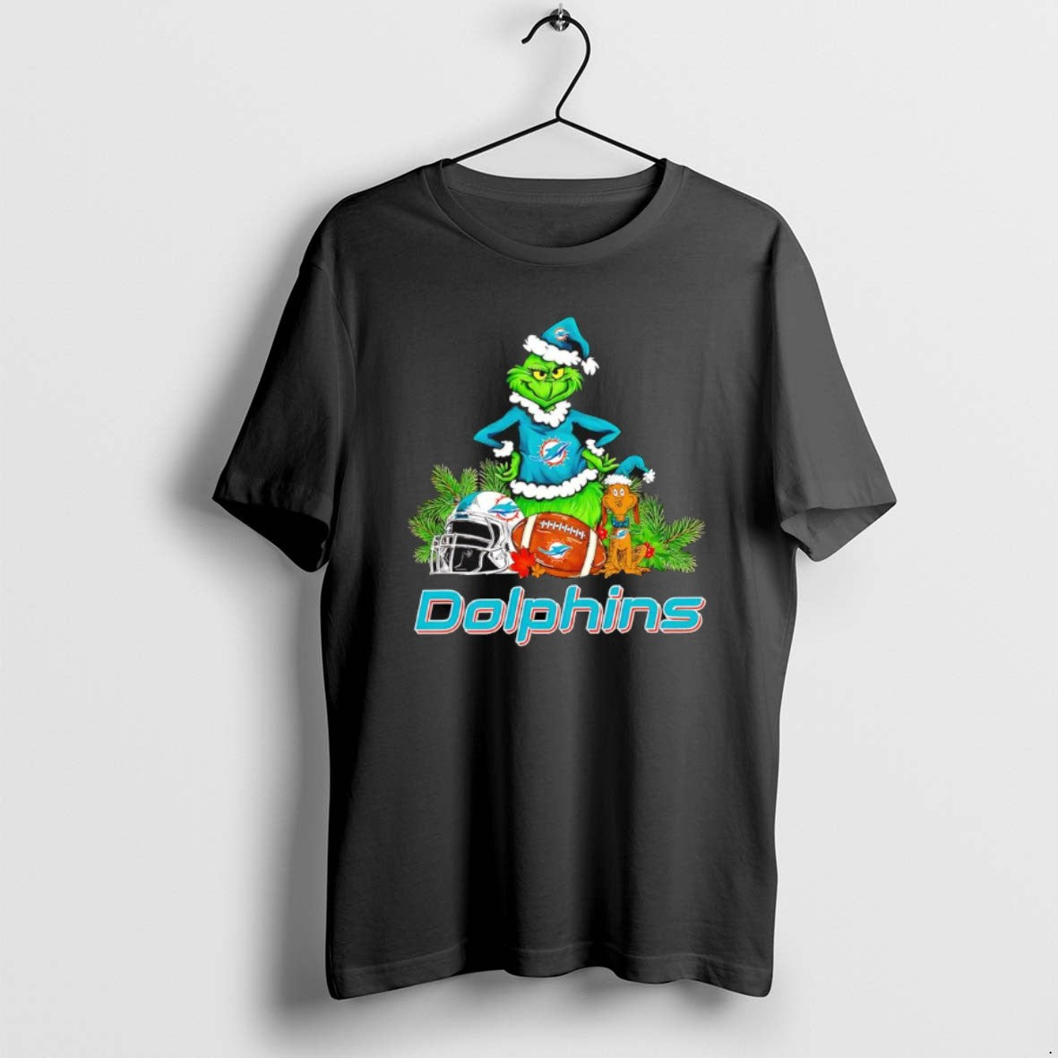 Official The Grinch And Max Miami Dolphins Christmas Helmet Items T-Shirts, Hoodie, Sweatshirt | PrintMintTees.com