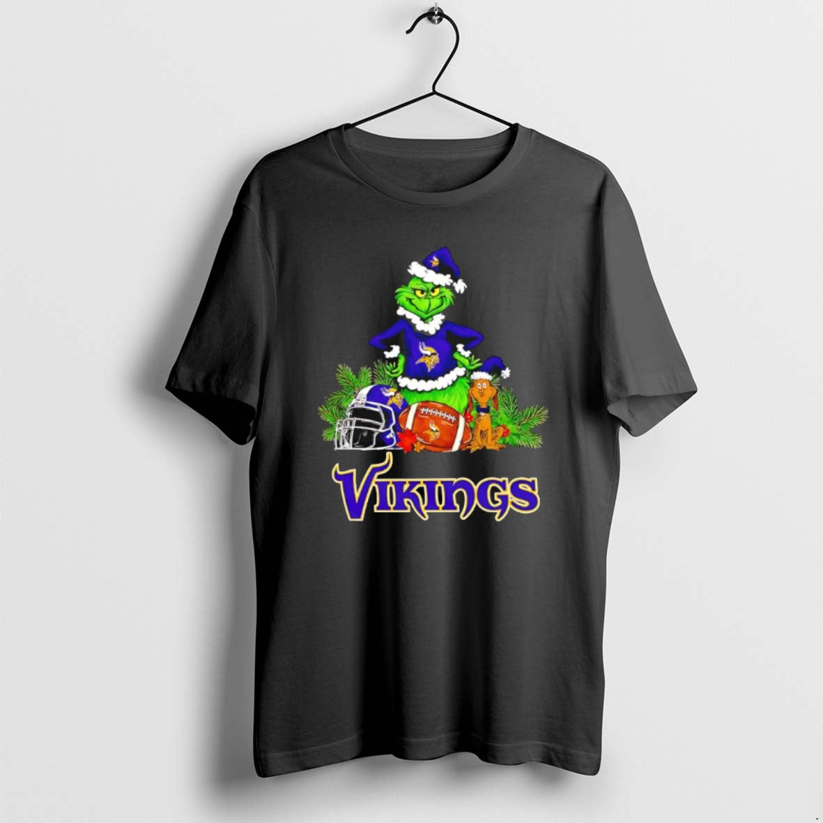Official The Grinch And Max Minnesota Vikings Christmas Helmet Items T-Shirts, Hoodie, Sweatshirt | PrintMintTees.com