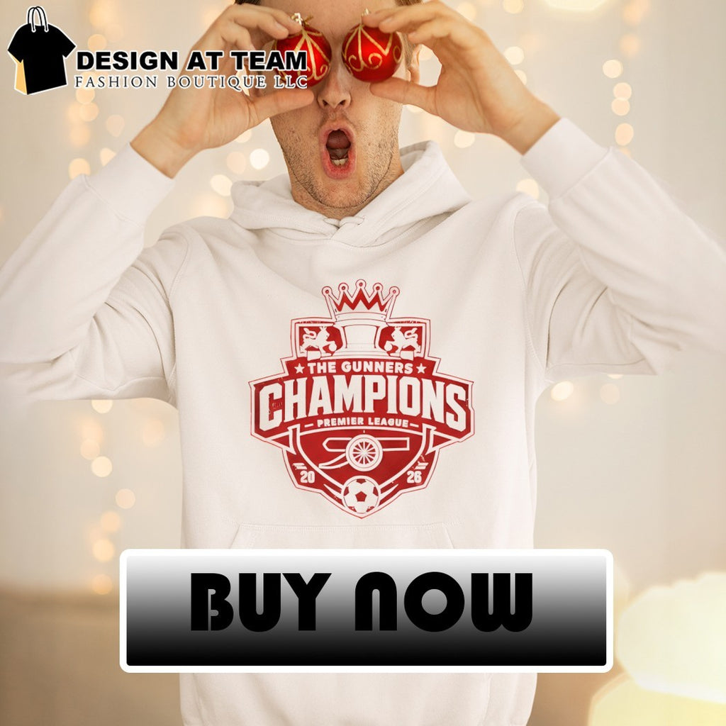 The Gunners Champions Arsenal Premier League Champions 2025 26 Vintage shirt