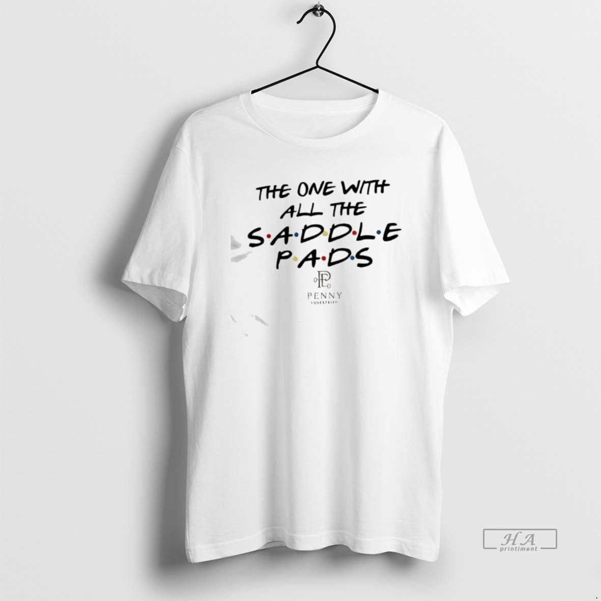 Official The One With All The Saddle Pads Tv Show Friends T-Shirts, Hoodie, Sweatshirt | PrintMintTees.com