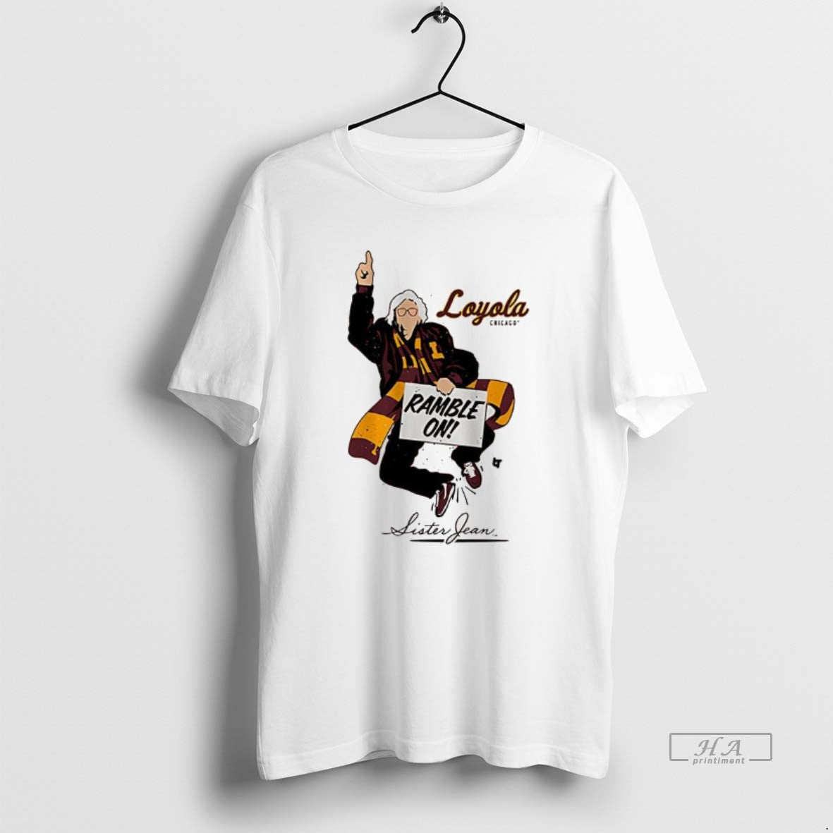 Official The Sister Jean Legacy Collection Loyola Chicago Ramble On T-Shirts, Hoodie, Sweatshirt | PrintMintTees.com