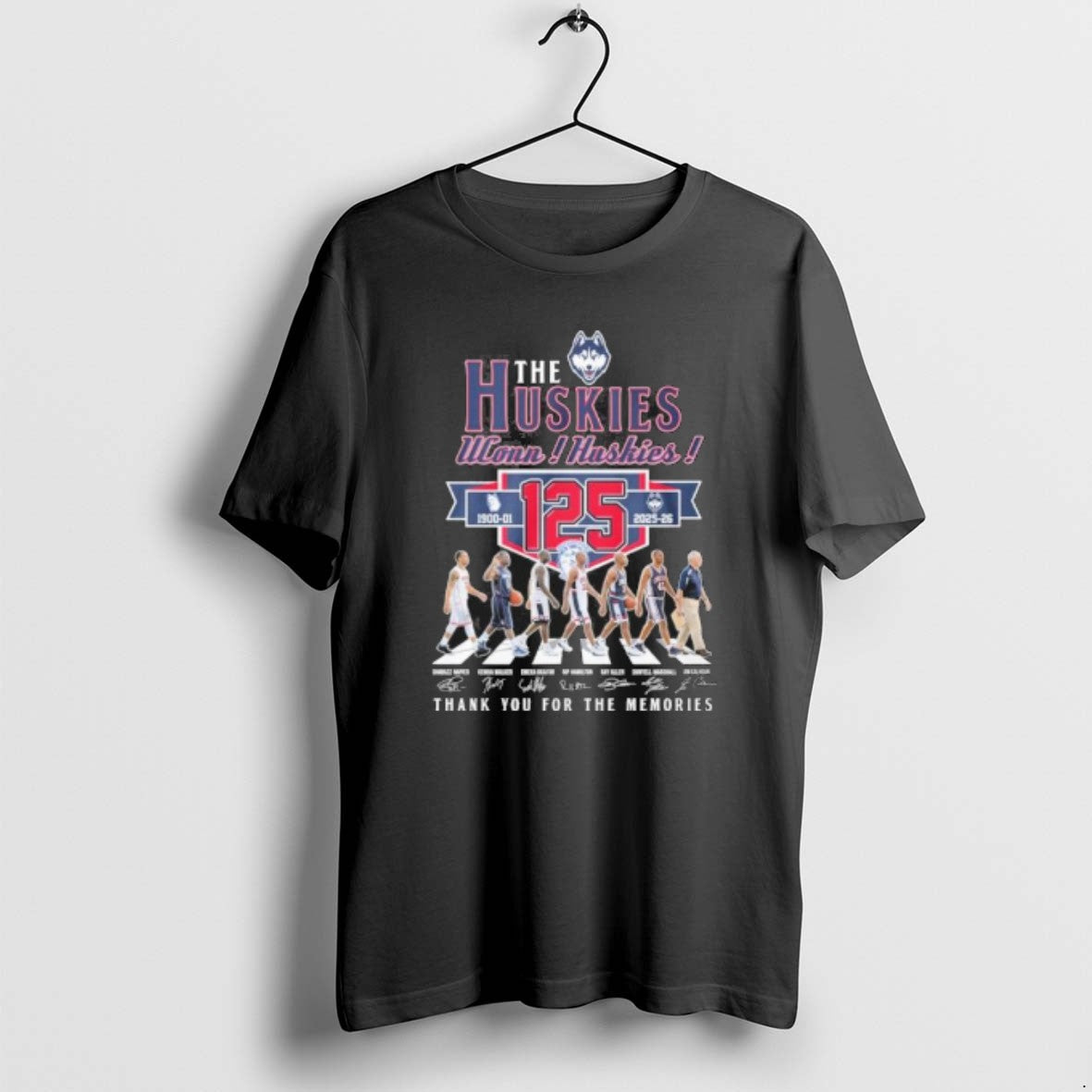 Official The Uconn Huskies Mens Basketball Abbey Road 125th Anniversary 1901 2026 T-Shirts, Hoodie, Sweatshirt