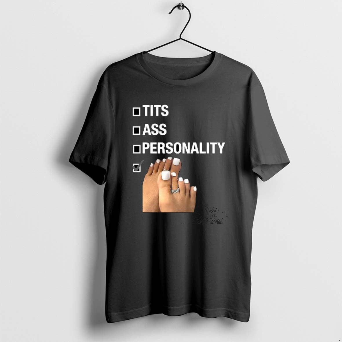 Official Tits Ass Personality Toes Selection Checklist Meme T-Shirts, Hoodie, Sweatshirt | PrintMintTees.com