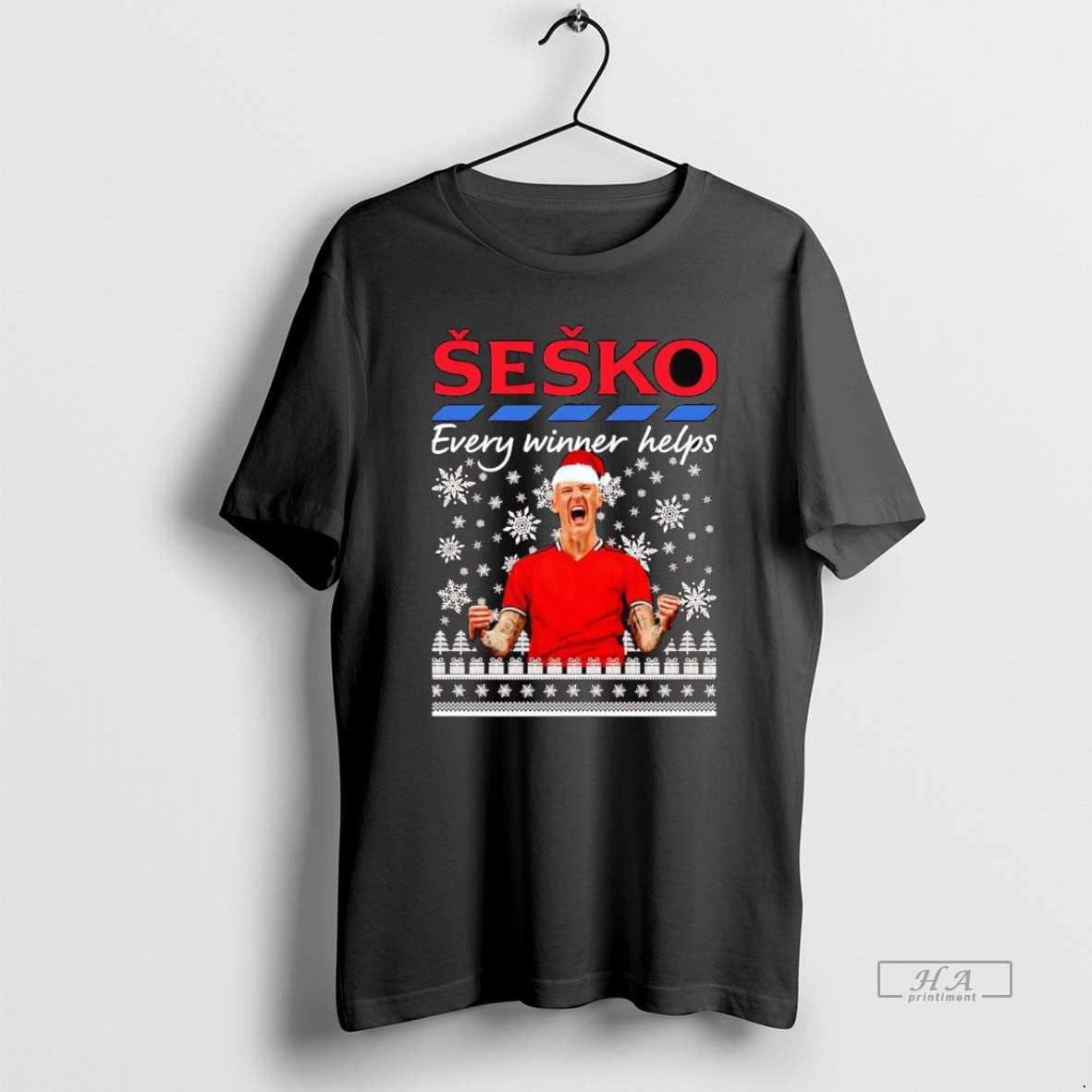 Official Trendy Benjamin Sesko Every Winner Helps Christmas