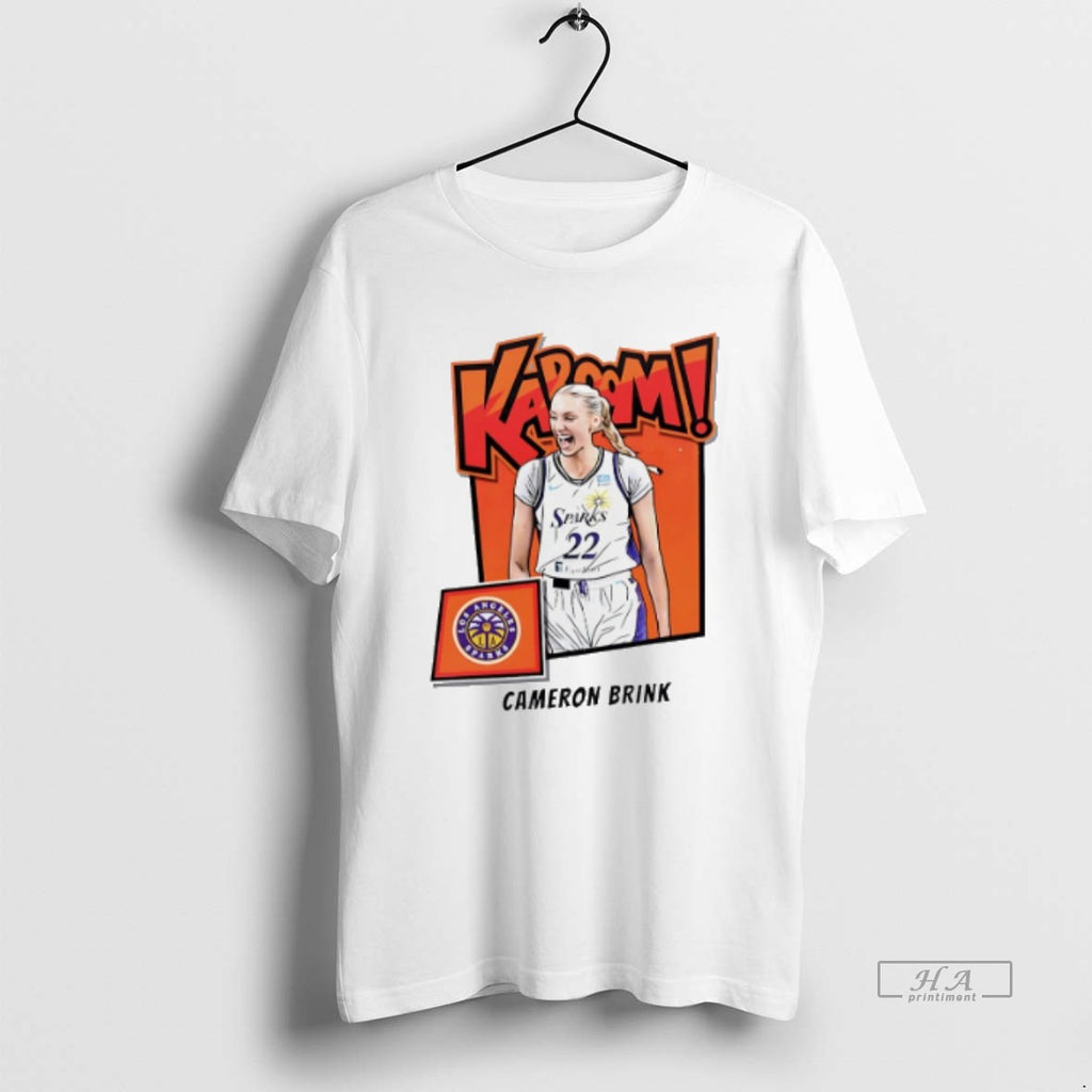 Official Trendy Cameron Brink Los Angeles Sparks Player Cartoon 2024 25