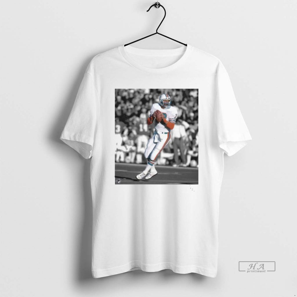 Official Trendy Dan Marino Miami Dolphins Pay Homage Tri Blend