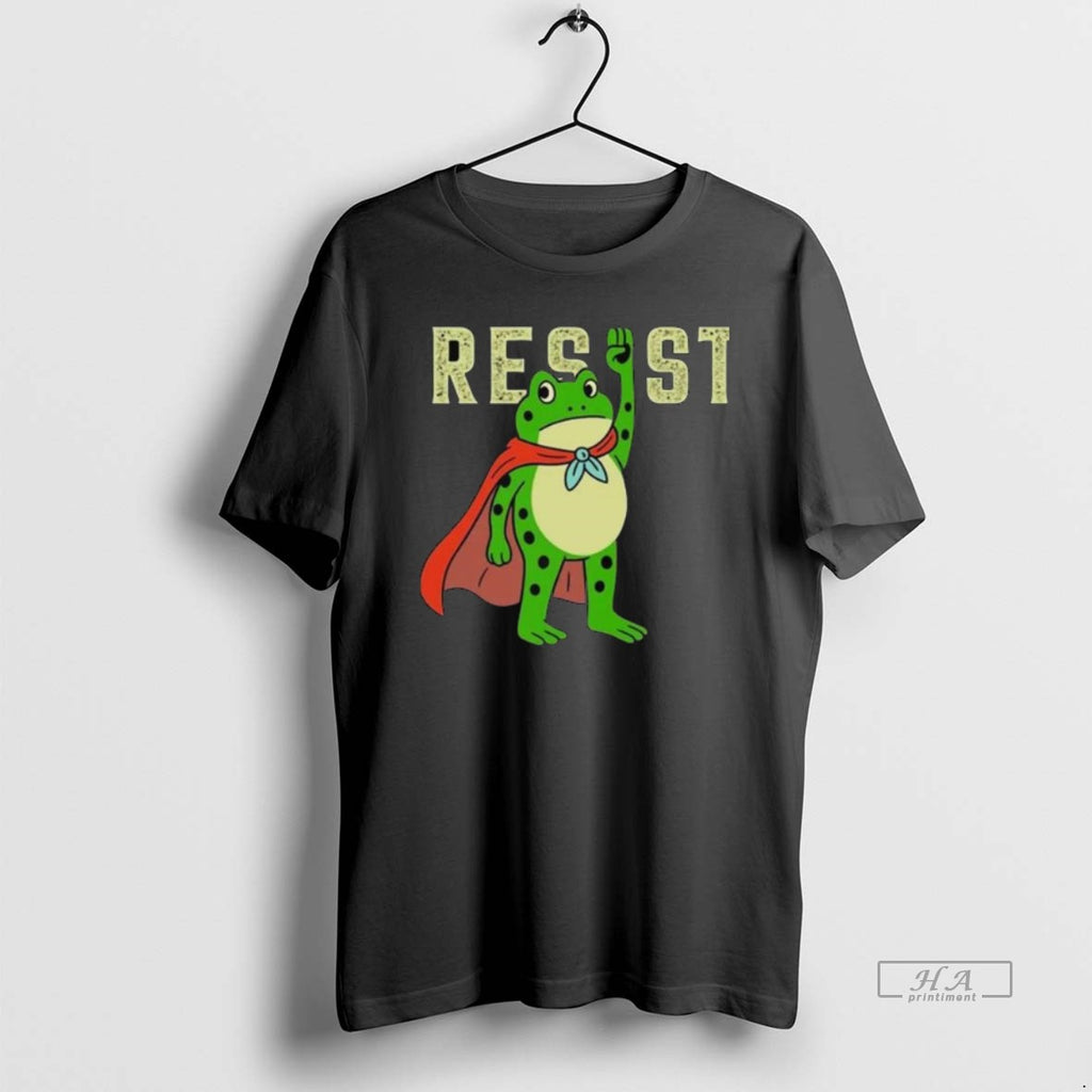 Official Trendy Freedom Fighter Protest Portland Frog Resist Hero 2025 Long Sleve