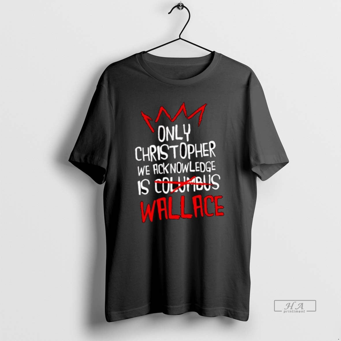 Official Trendy Only Christopher We Acknowledge Is Wallace