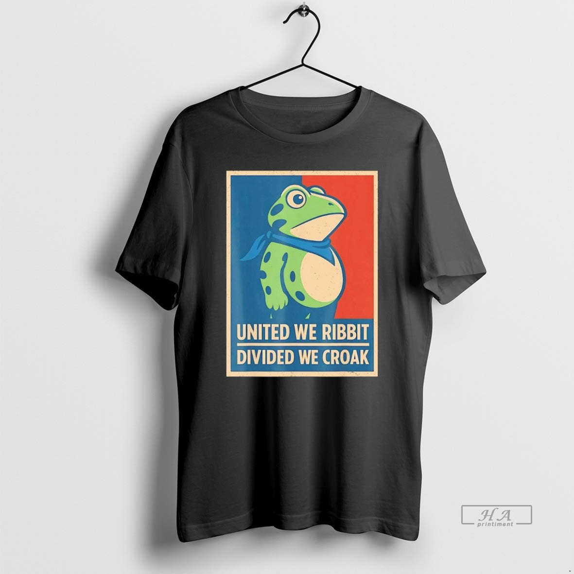 Official Trendy Portland Frog United We Ribbit Divided We Croak