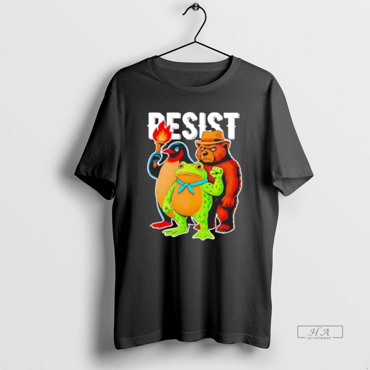 Official Trendy Resist Portland Frog Penguin Bear