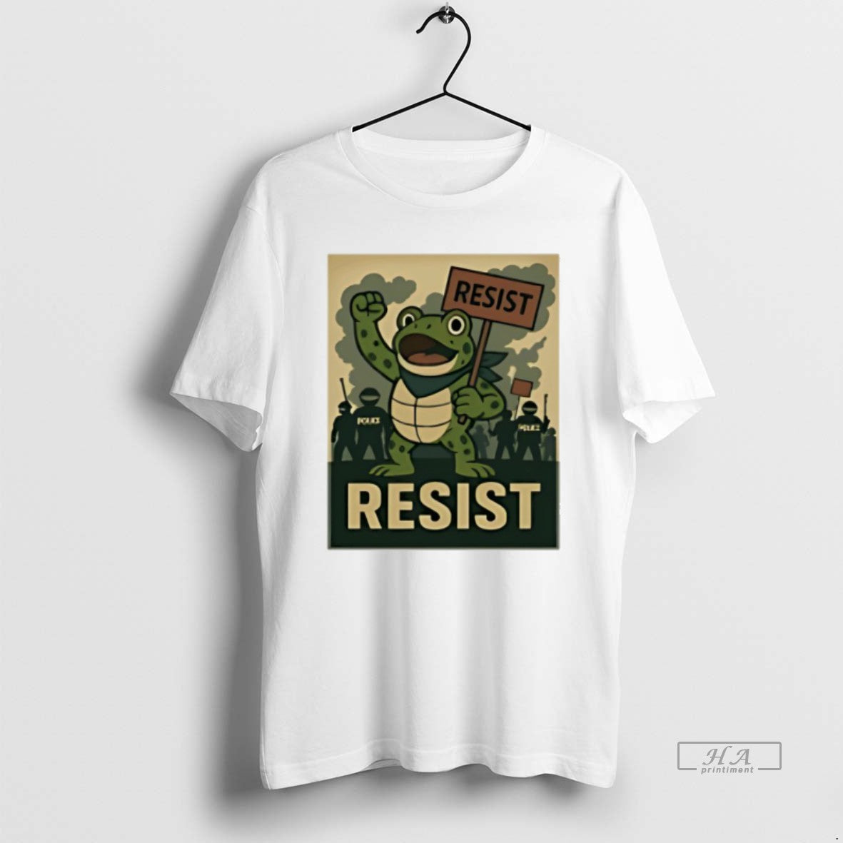 Official Trendy Resist Portland Frog Stand With Frog Digital Protest