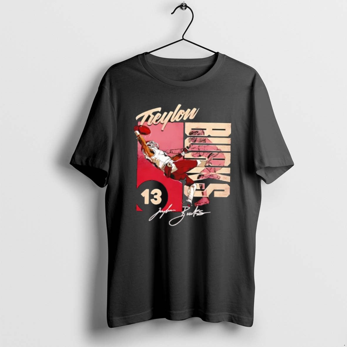 Official Treylon Burks Washington One Handed Catch Signature Retro T-Shirts, Hoodie, Sweatshirt | PrintMintTees.com