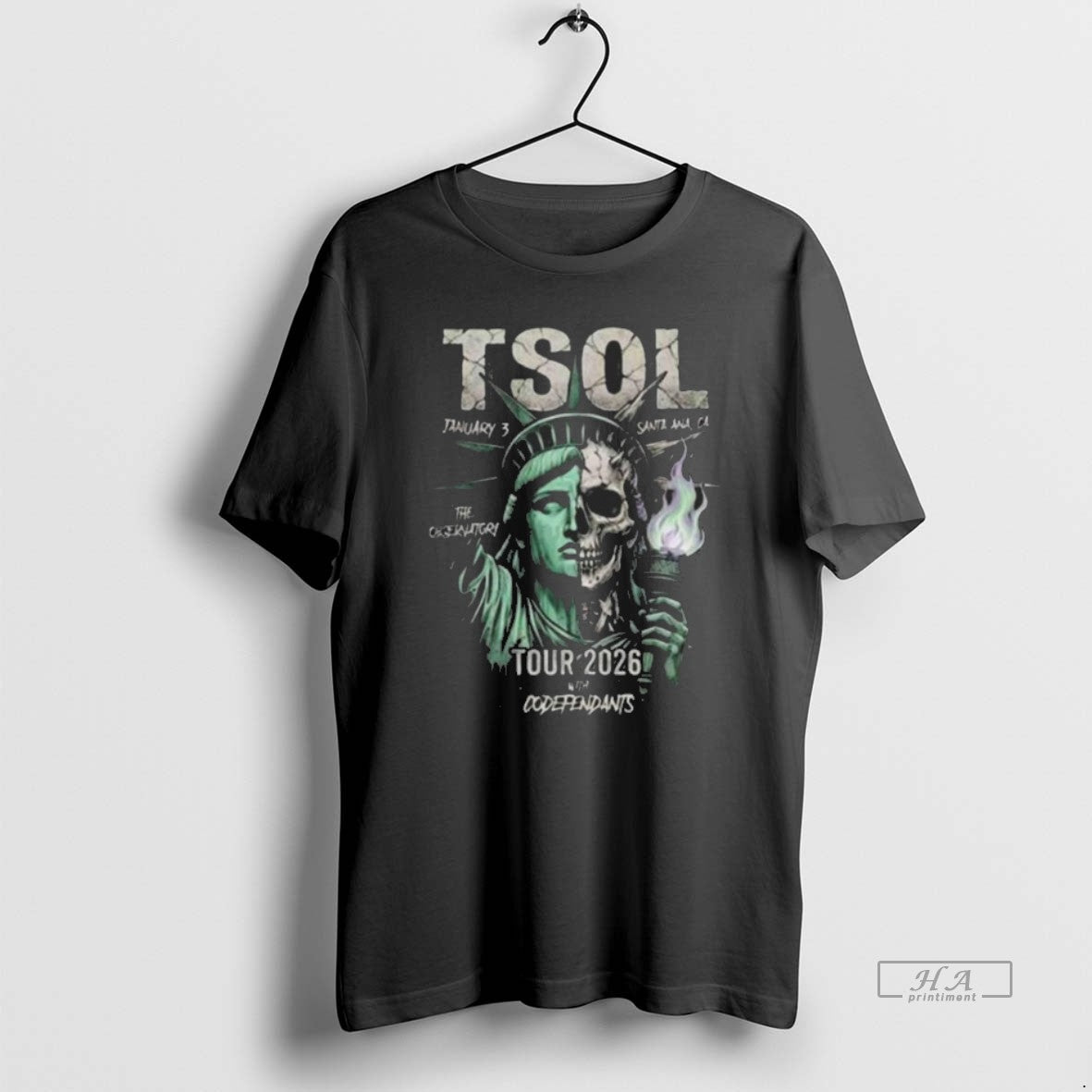 Official Tsol Band Tour 2026 At The Observatory Santa Ana California On January 3 2026 T-Shirts, Hoodie, Sweatshirt