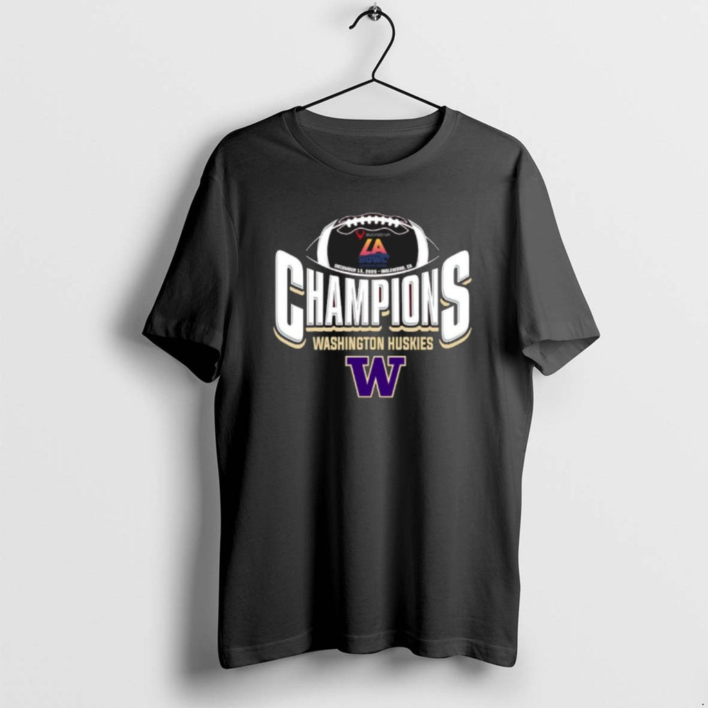 Official University Of Washington Football 2025 Bucked Up La Bowl Hosted By Gronk Champions T-Shirts, Hoodie, Sweatshirt