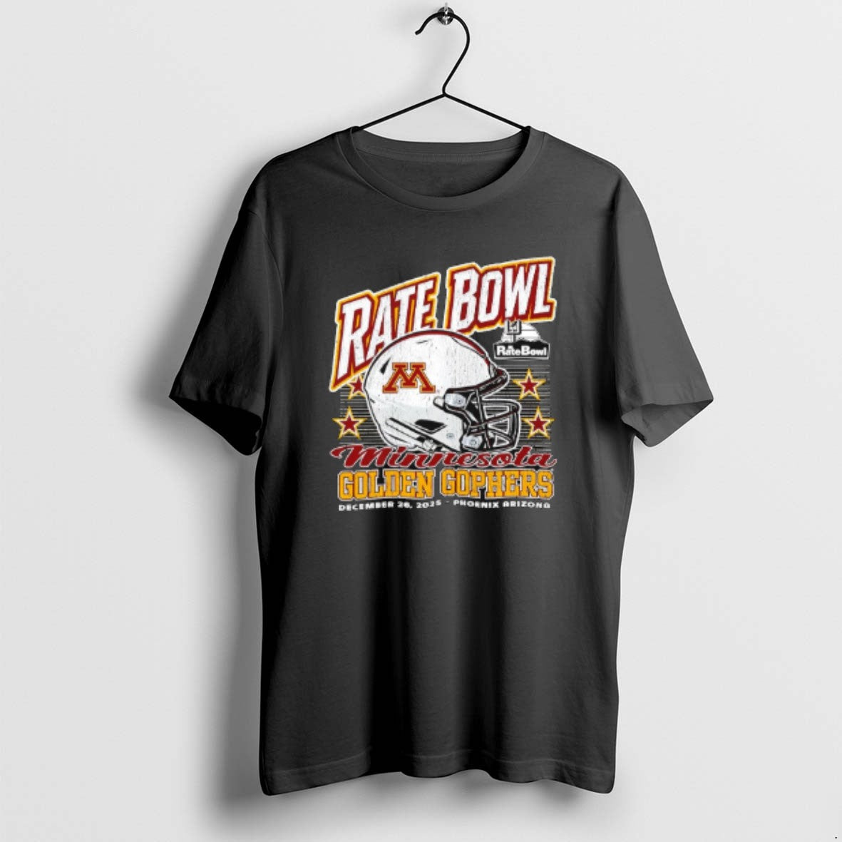 Official University Of Minnesota Golden Gophers Rate Bowl 2025 T-Shirts, Hoodie, Sweatshirt | PrintMintTees.com