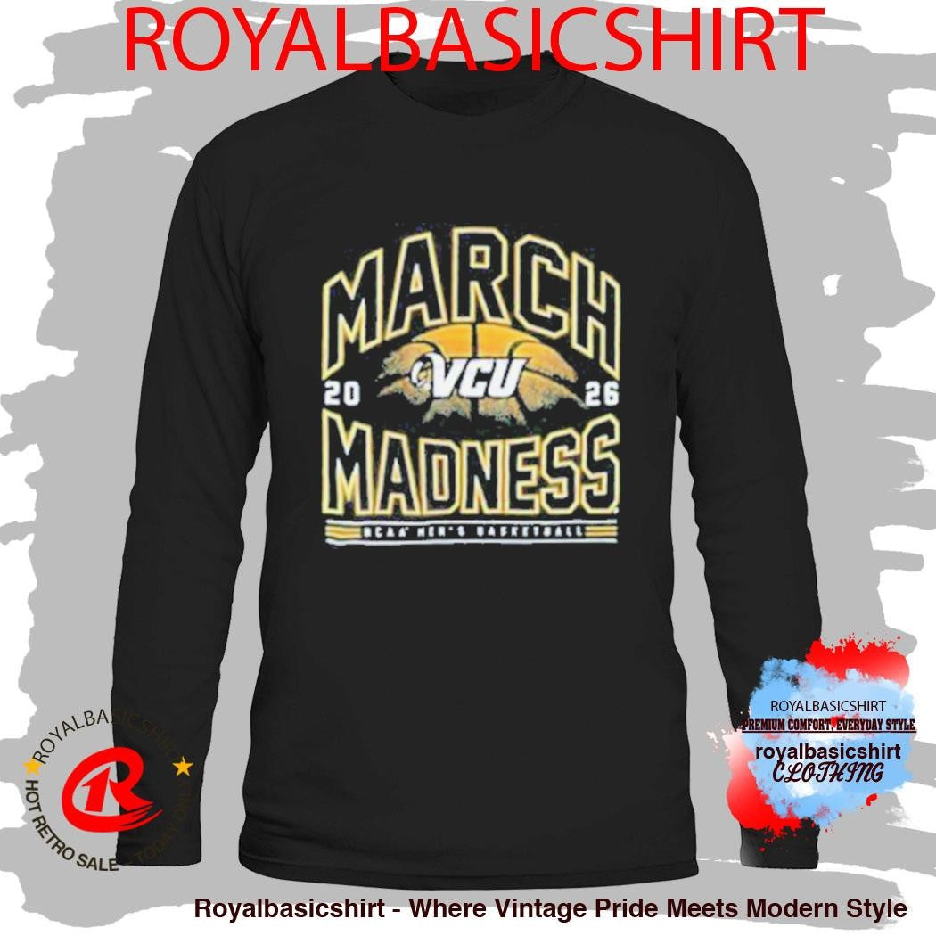 Official VCU Rams 2026 March Madness NCAA Men’s Basketball Shirt