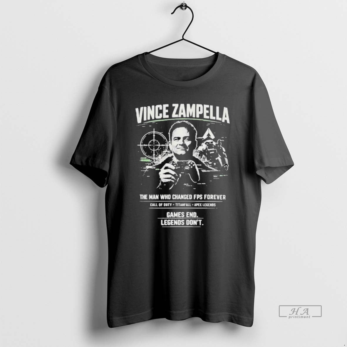 Official Vince Zampella The Man Who Changed Fps Forever T-Shirts, Hoodie, Sweatshirt | PrintMintTees.com