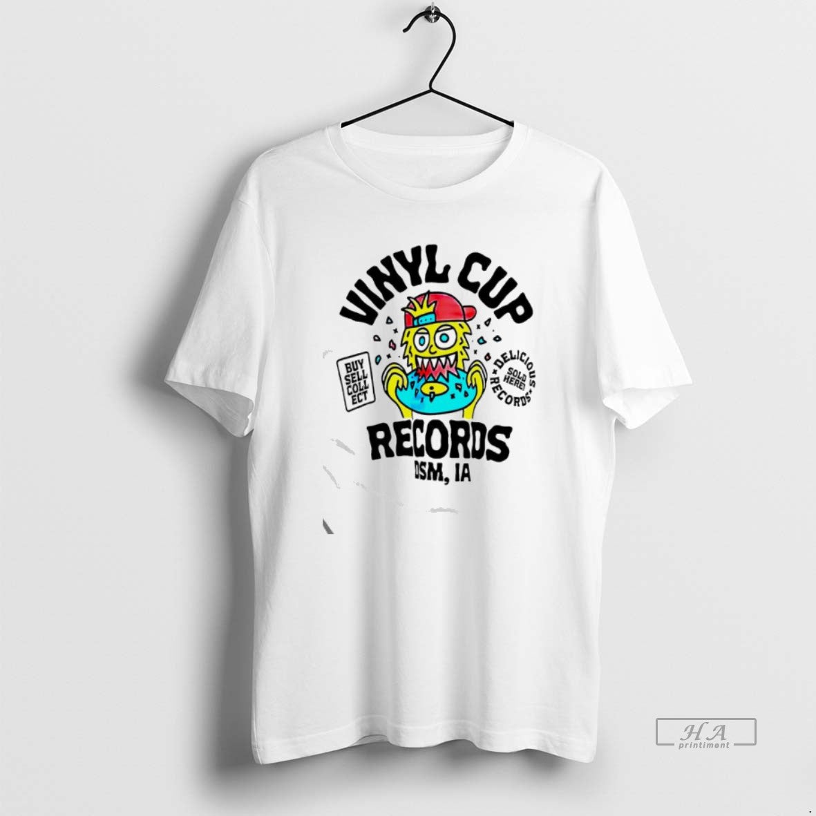 Official Vinyl Cup Records Dsm Ia Buy Sell Coll Ect T-Shirts, Hoodie, Sweatshirt | PrintMintTees.com