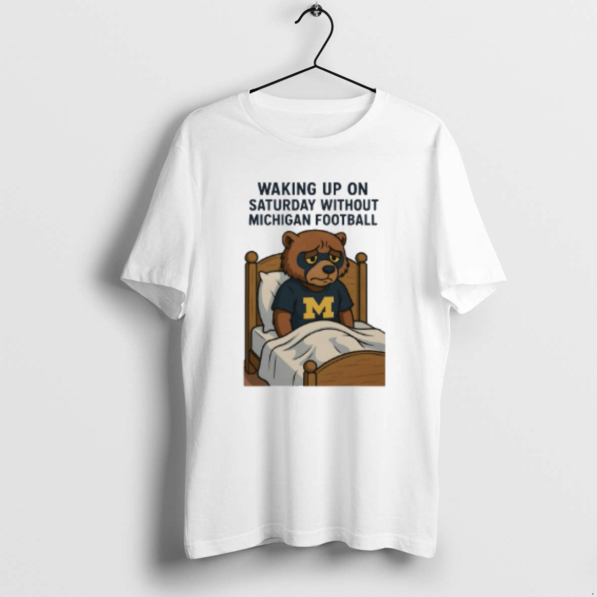 Official Waking Up On Saturday Without Michigan Football T-Shirts, Hoodie, Sweatshirt | PrintMintTees.com