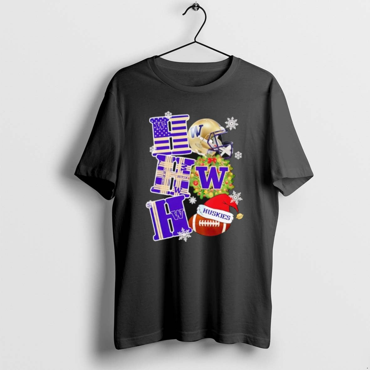 Official Washington Huskies Ho Ho Ho Christmas T-Shirts, Hoodie, Sweatshirt | PrintMintTees.com