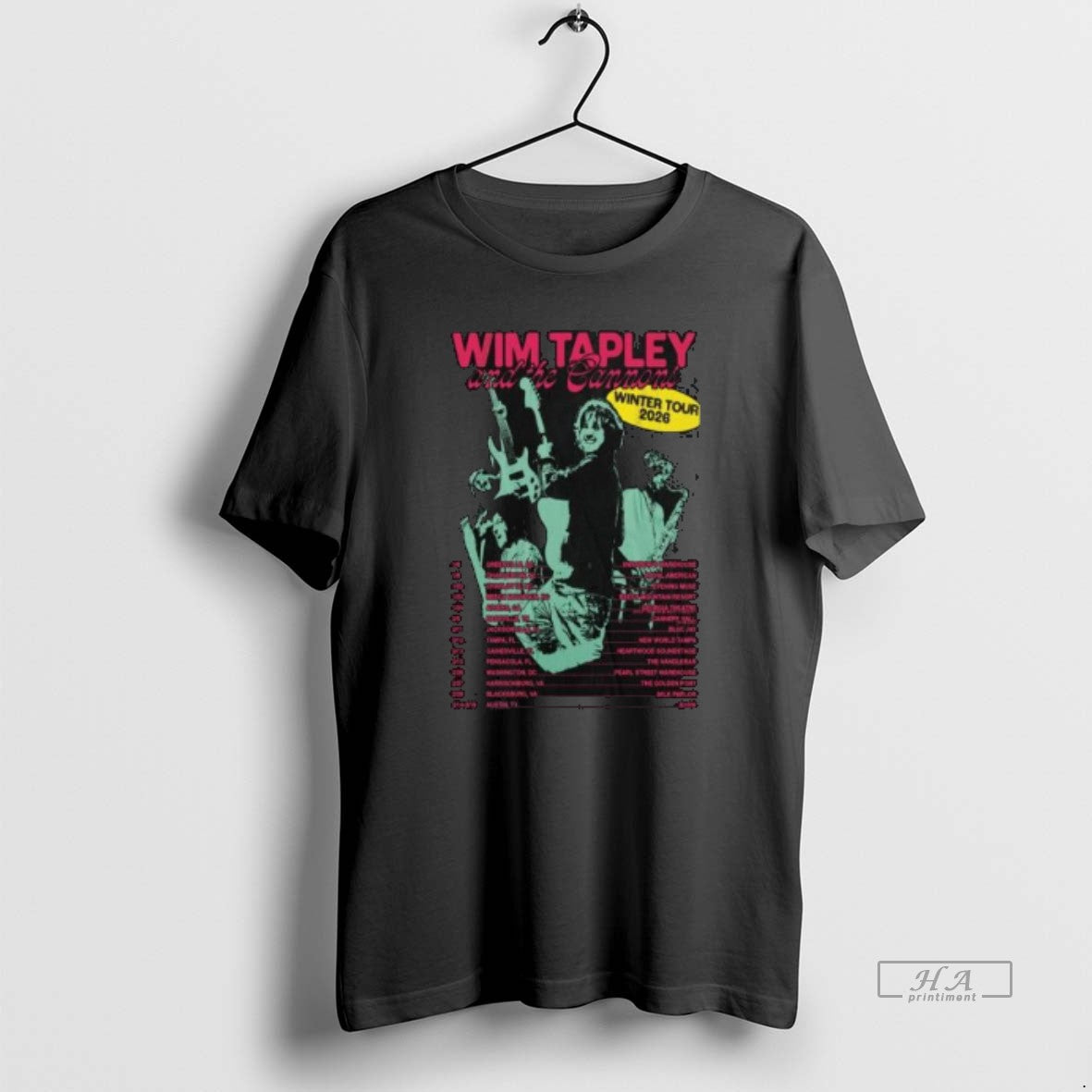Official Wim Tapley Winter Tour 2026 Circle Black T-Shirts, Hoodie, Sweatshirt | PrintMintTees.com