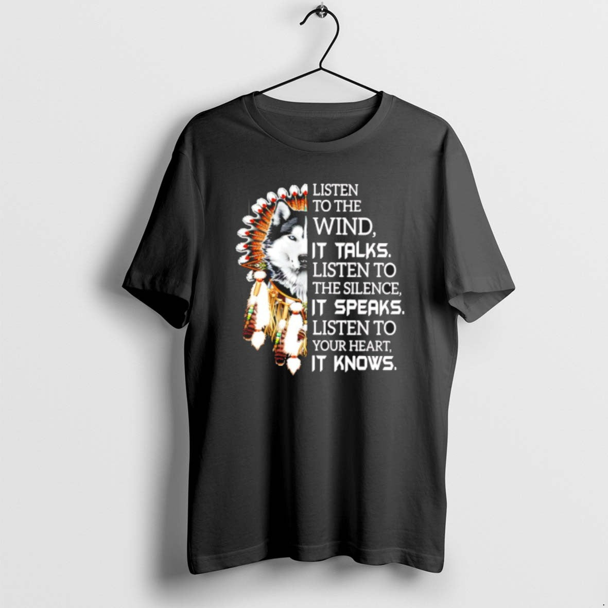 Official Wolf Native Listen To The Wind It Talks Listen To The Silence It Speaks T-Shirts, Hoodie, Sweatshirt