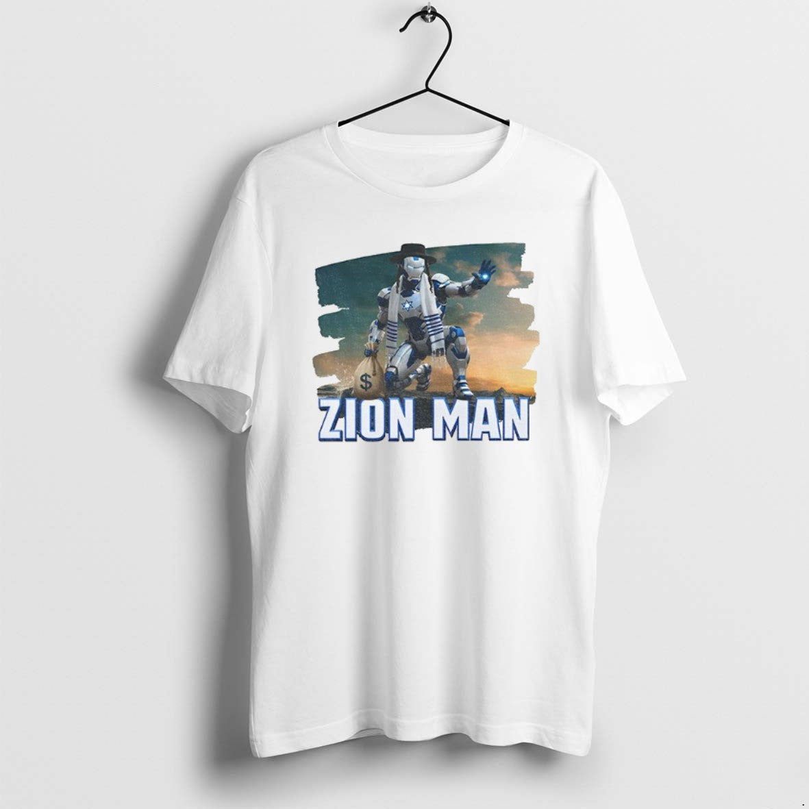 Official Zion Man Iron Man Jewish Parody T-Shirts, Hoodie, Sweatshirt | PrintMintTees.com