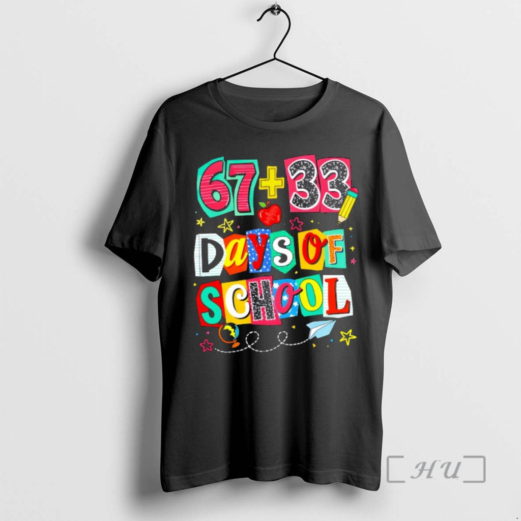 Officials 100 Days Of School Coquette 67 33 Days Of School Coquette Premium T Shirts Hoodie, Sweatshirt | PrintMintTees.com