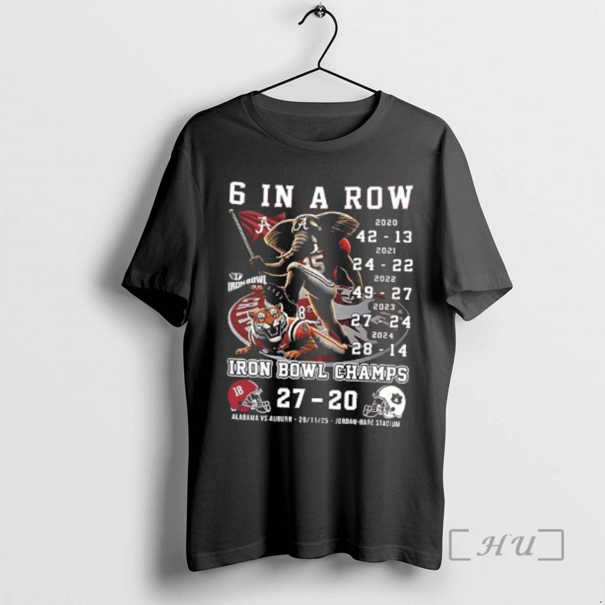 Officials 2025 Iron Bowl Champions Alabama 27 20 Aubrn Crimson Tide 2 Sided Premium T-Shirts, Hoodie, Sweatshirt