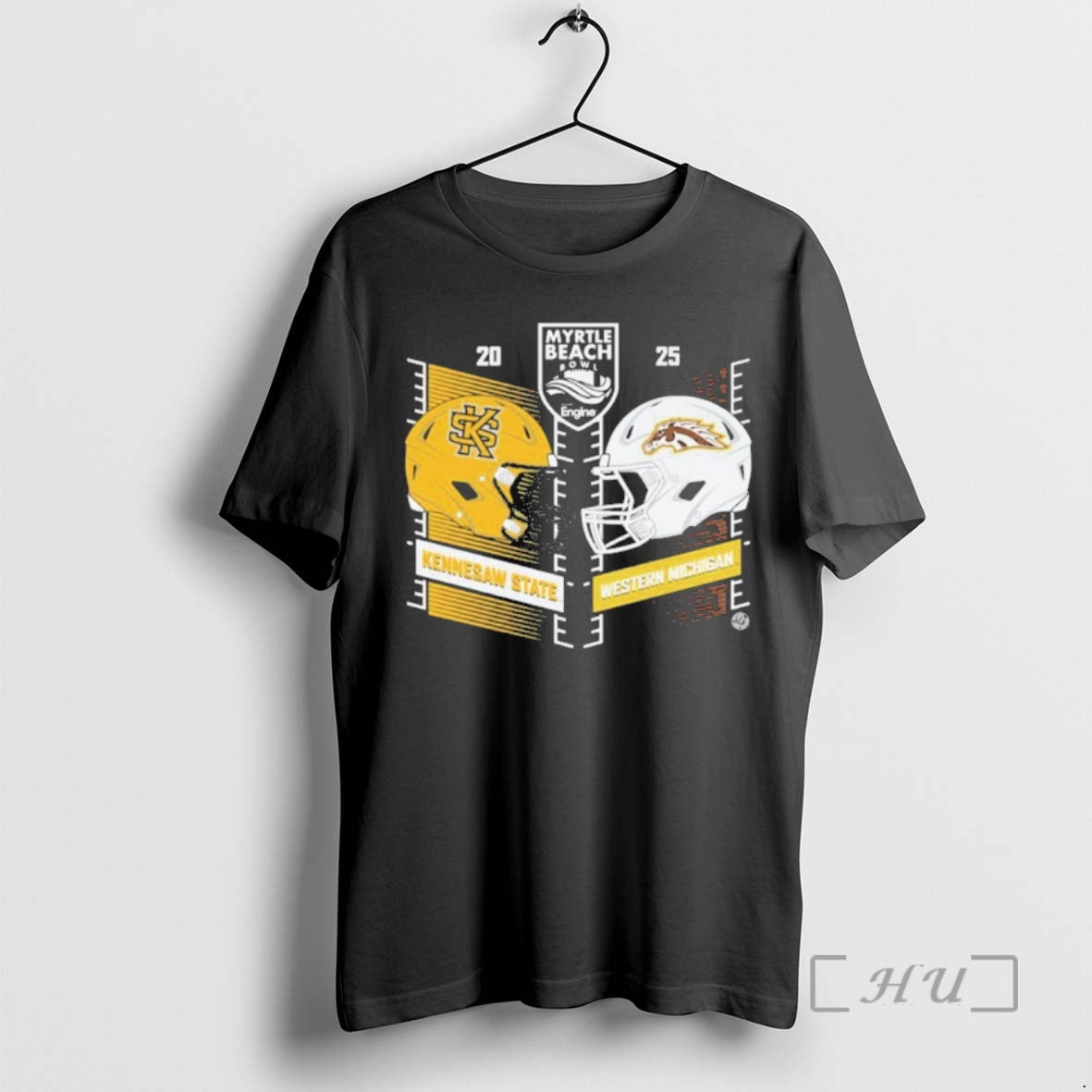 Officials 2025 Myrtle Beach Bowl Western Michigan Vs Kennesaw State Head To Head Premium T-Shirts, Hoodie, Sweatshirt