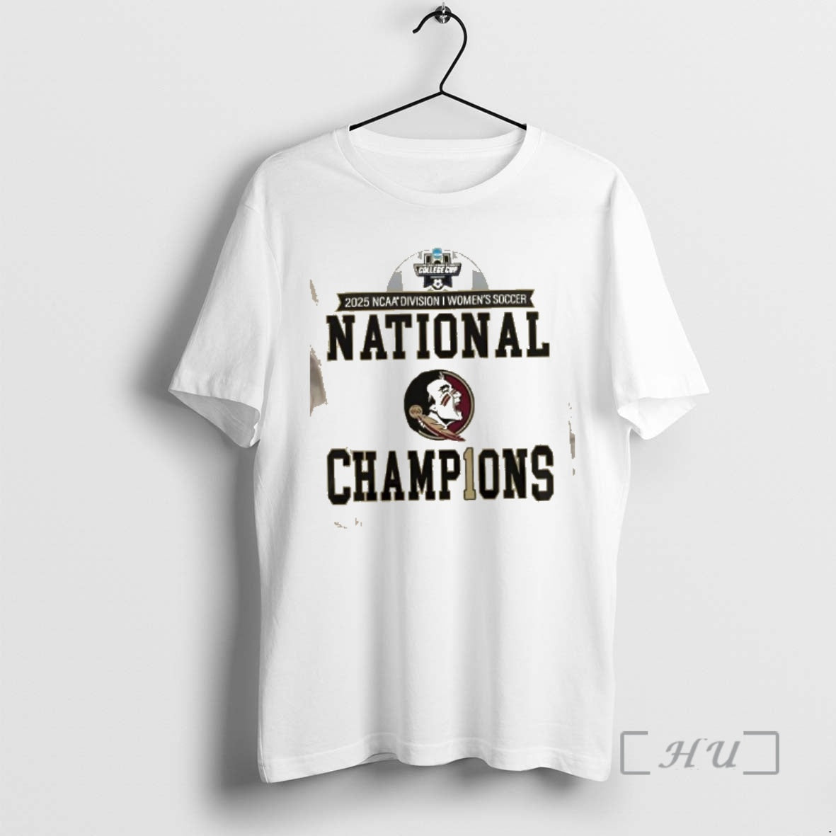 Officials 2025 Ncaa Womens Soccer National Champions Florida State Seminoles Locker Room 2 Sided Premium T-Shirts,...