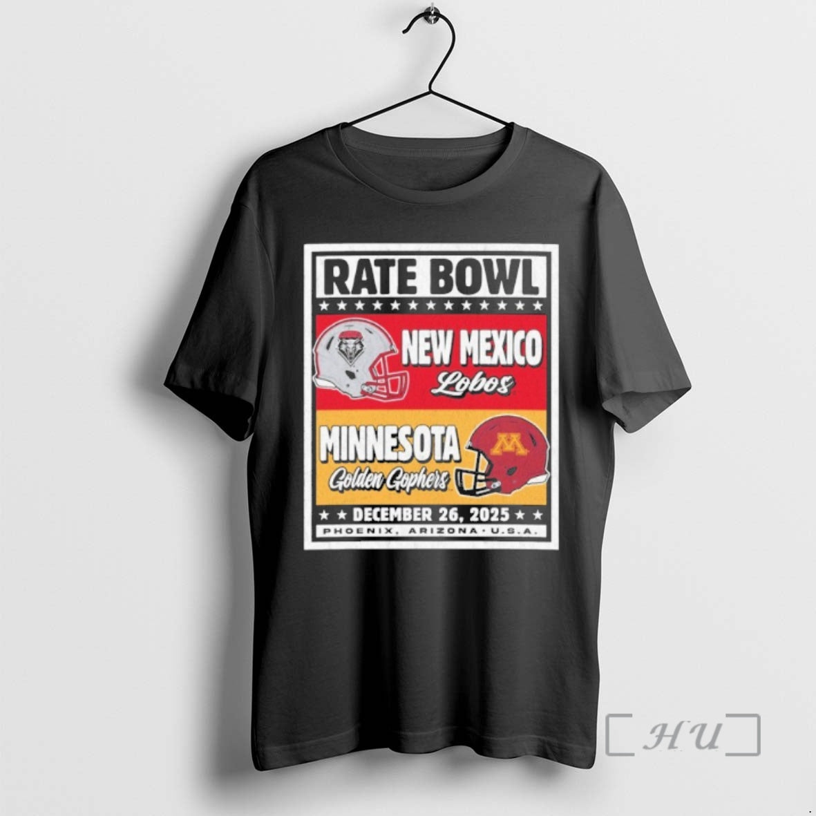 Officials 2025 Rate Bowl New Mexico Vs Minnesota December 26 T-Shirts, Hoodie, Sweatshirt | PrintMintTees.com
