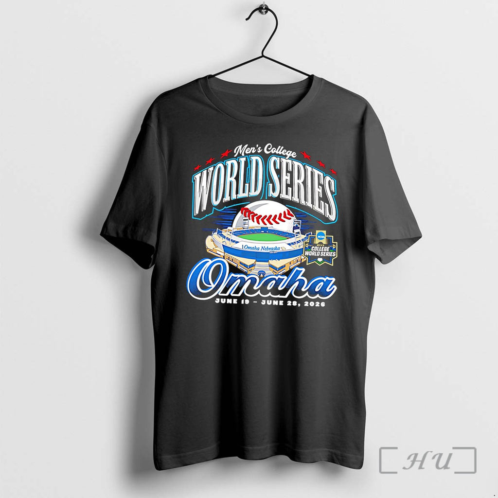Officials 2026 Mens College World Series Stadium Omaha Tee