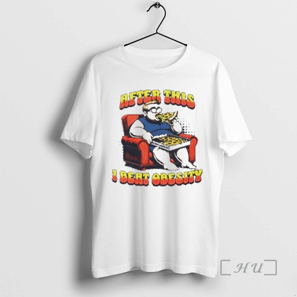 Officials After This I Beat Obesity Pizza And Beat Obesity T-Shirts, Hoodie, Sweatshirt | PrintMintTees.com