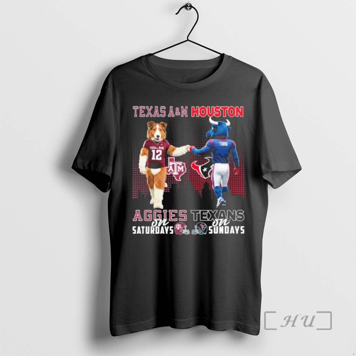 Officials Aggies Vs Texans Mascot On Saturdays And On Sundays T-Shirts, Hoodie, Sweatshirt | PrintMintTees.com