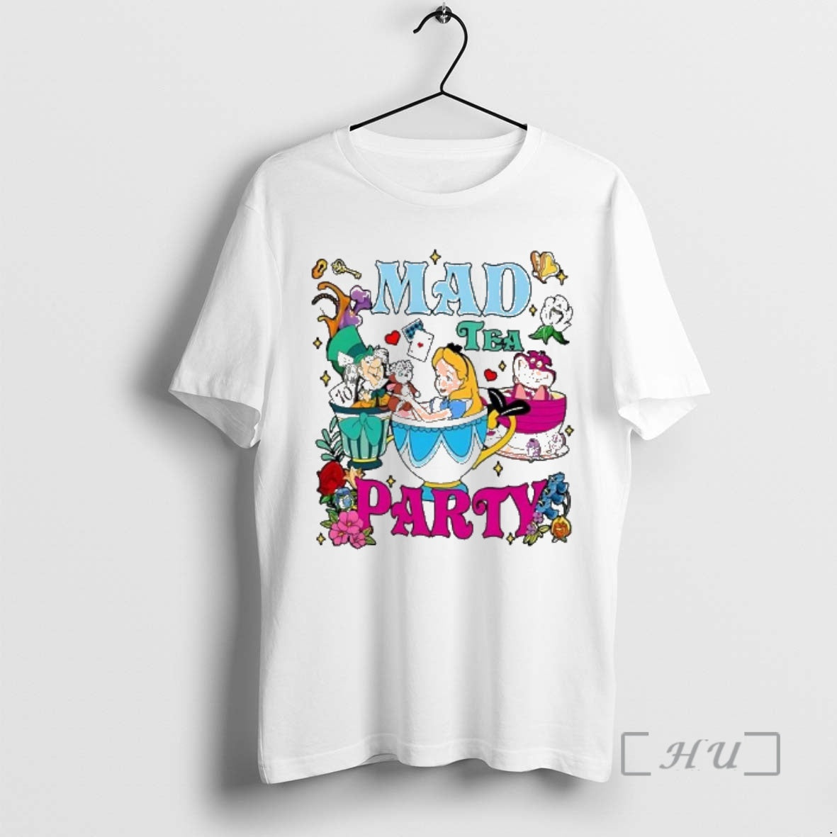 Officials Alice In Wonderland Mad Tea Party Cartoon T-Shirts, Hoodie, Sweatshirt | PrintMintTees.com