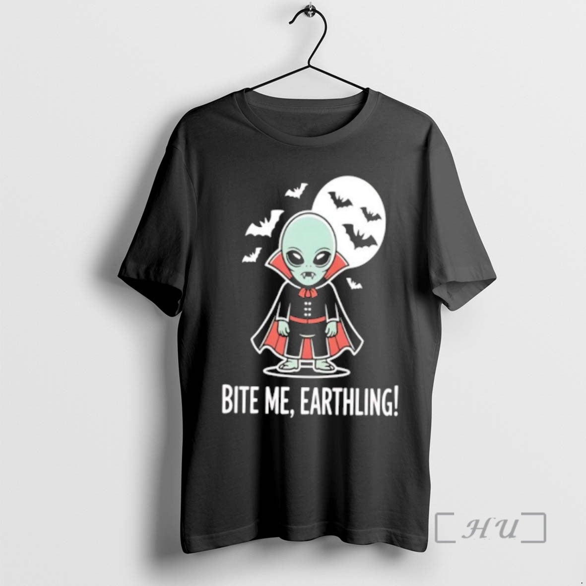 Officials Alien Vampire Vibes Bite Me Earthling T-Shirts, Hoodie, Sweatshirt | PrintMintTees.com