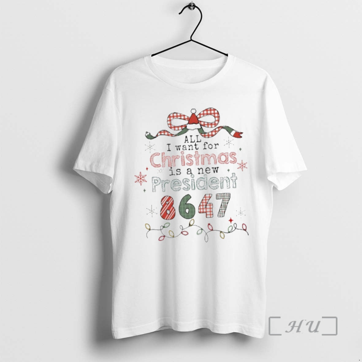 Officials All I Want For Christmas Is A New President 86 47 Premium T Shirts Hoodie, Sweatshirt | PrintMintTees.com