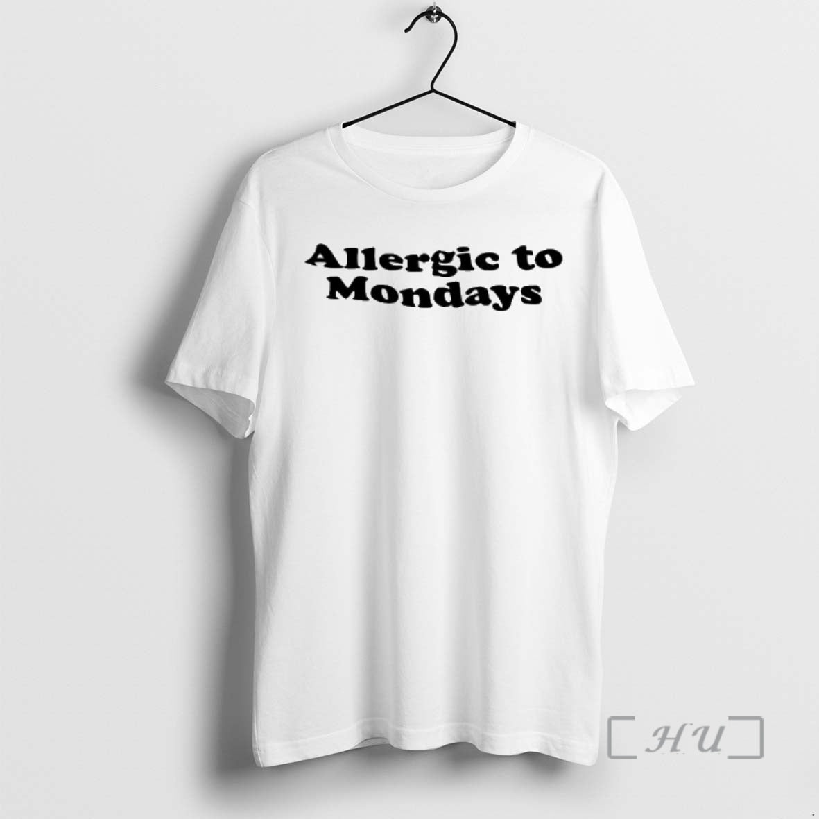 Officials Allergic To Mondays Text T-Shirts, Hoodie, Sweatshirt | PrintMintTees.com
