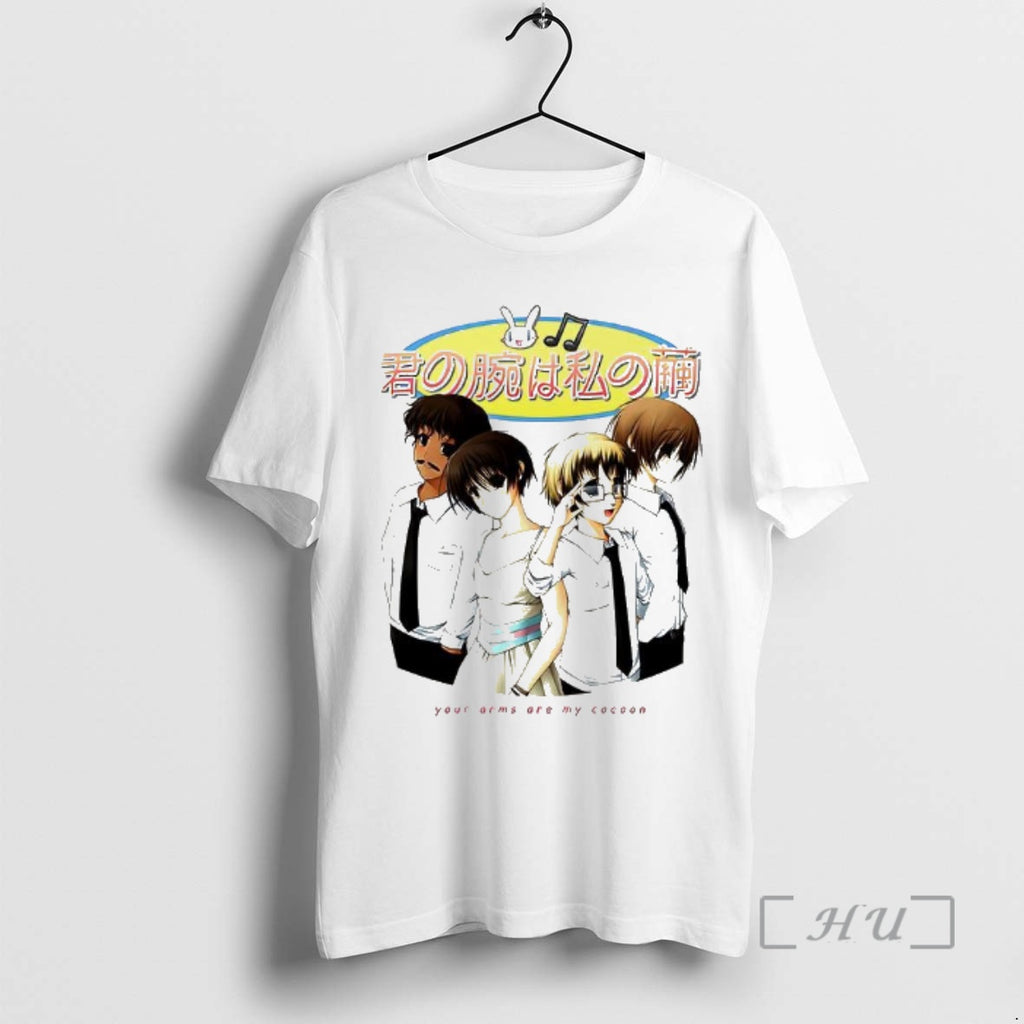 Officials Anime Your Arms Are My Cocoon T-Shirts, Hoodie, Sweatshirt | PrintMintTees.com