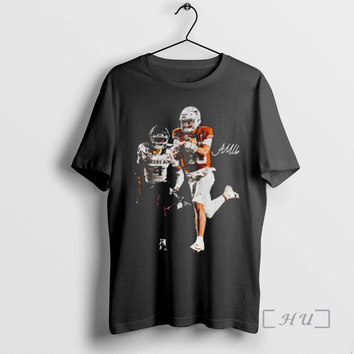 Officials Arch Manning Running Texas Longhorns Football Signature T-Shirts, Hoodie, Sweatshirt | PrintMintTees.com