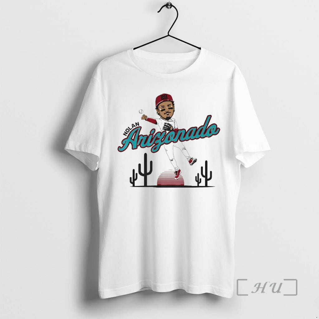 Officials Arizonado Nolan Arenado Arizona Diamondbacks Caricature Circle T-Shirts, Hoodie, Sweatshirt | PrintMintTees.com