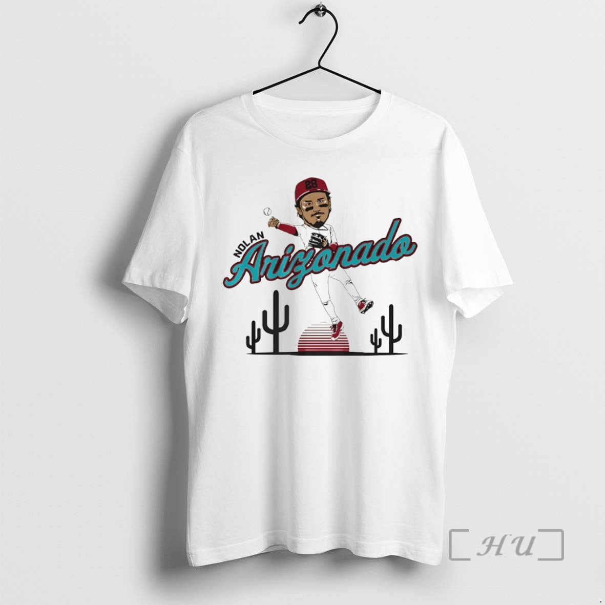 Officials Arizonado Nolan Arenado Arizona Diamondbacks Caricature Circle T-Shirts, Hoodie, Sweatshirt | PrintMintTees.com