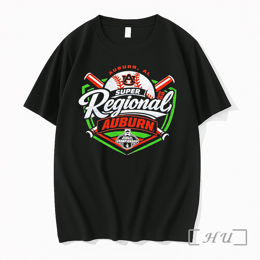 Officials Auburn Baseball Super Regionals Logo Tee