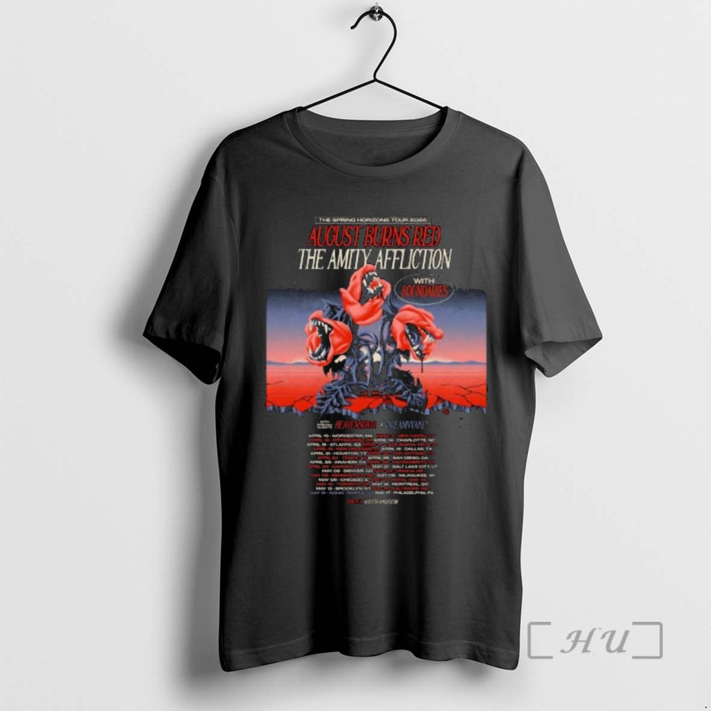 Officials August Burns Red The Spring Horizons Tour 2026 T-Shirts, Hoodie, Sweatshirt | PrintMintTees.com