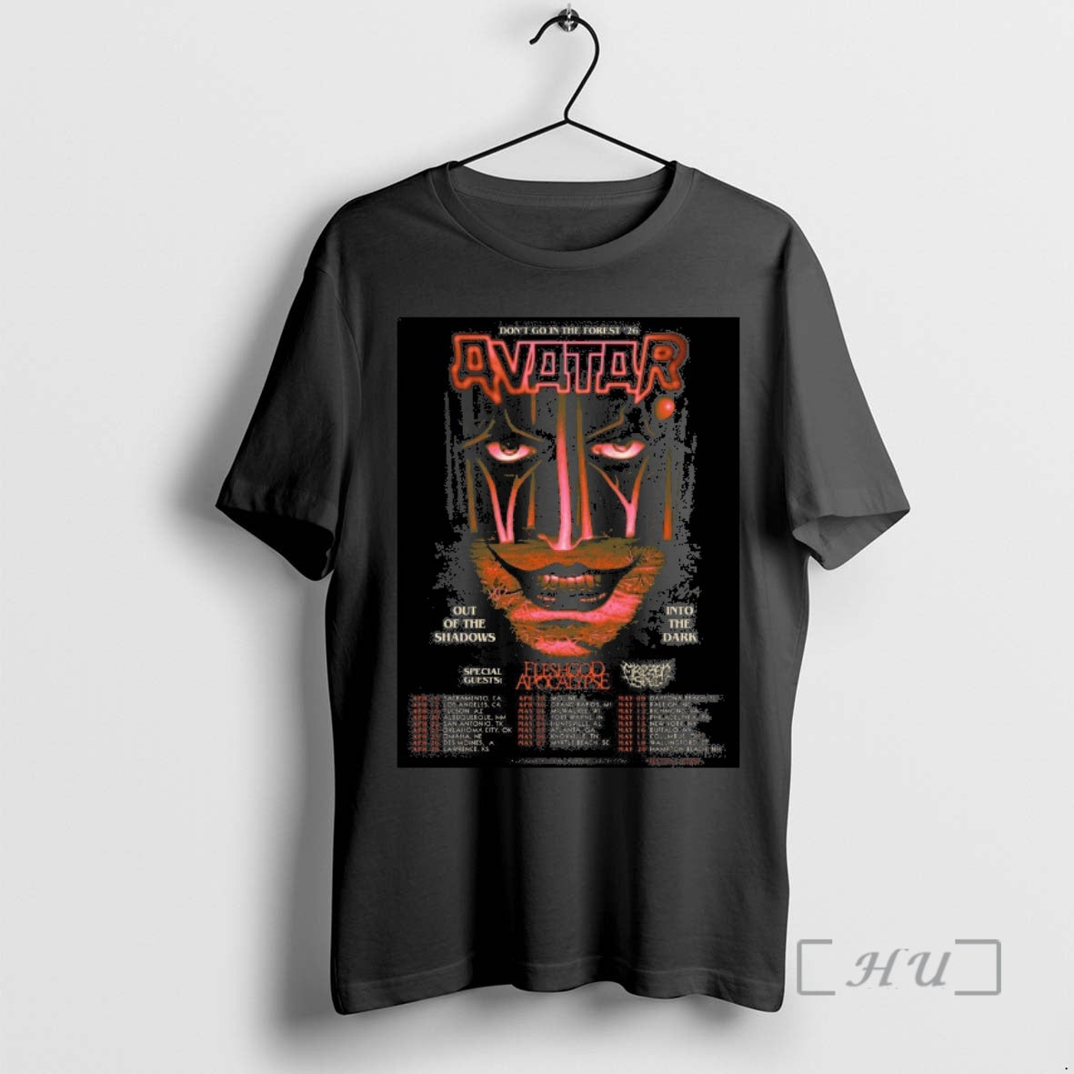 Officials Avatar Dont Go In The Forest 2026 North America Tour City Dates Out Of T-Shirts, Hoodie, Sweatshirt