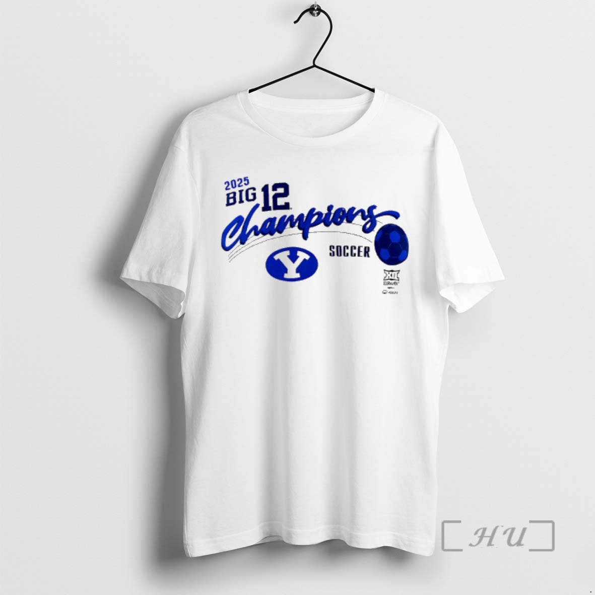 Officials Byu 2025 Big 12 Soccer Champions T-Shirts, Hoodie, Sweatshirt | PrintMintTees.com
