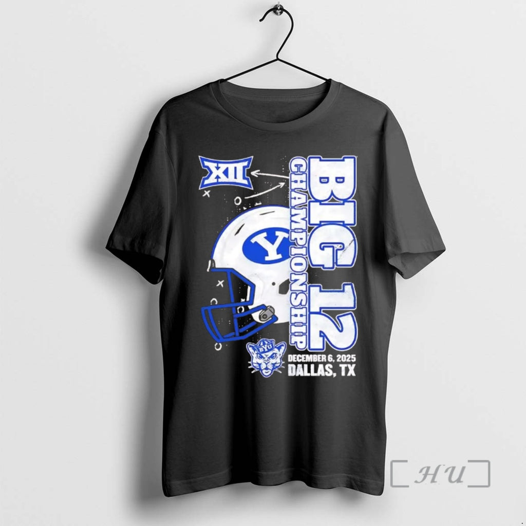 Officials Byu Cougars 2025 Big 12 Championship Christmas Chriast T-Shirts, Hoodie, Sweatshirt | PrintMintTees.com