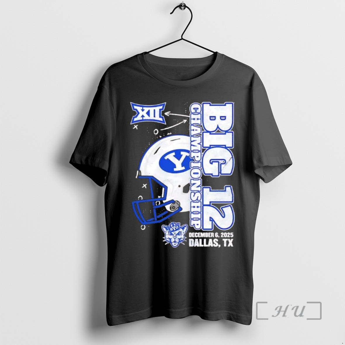 Officials Byu Cougars 2025 Big 12 Championship Christmas Chriast T-Shirts, Hoodie, Sweatshirt | PrintMintTees.com